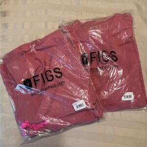 Figs Pink Scrub Set